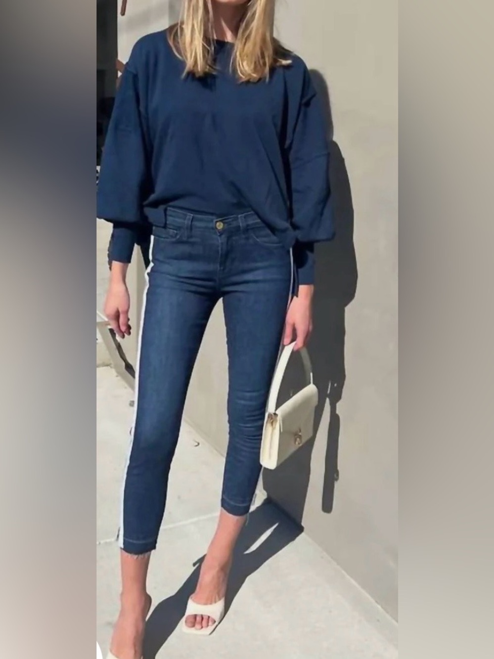 NWT Etienne Marcel Los Angeles Zip Ribbon Crop Skinny Jean